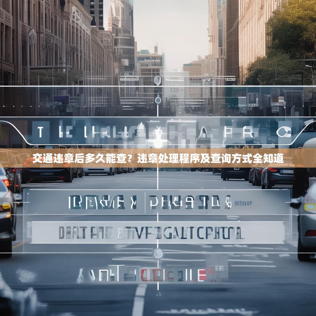 交通違章后多久能查？違章處理程序及查詢方式全知道