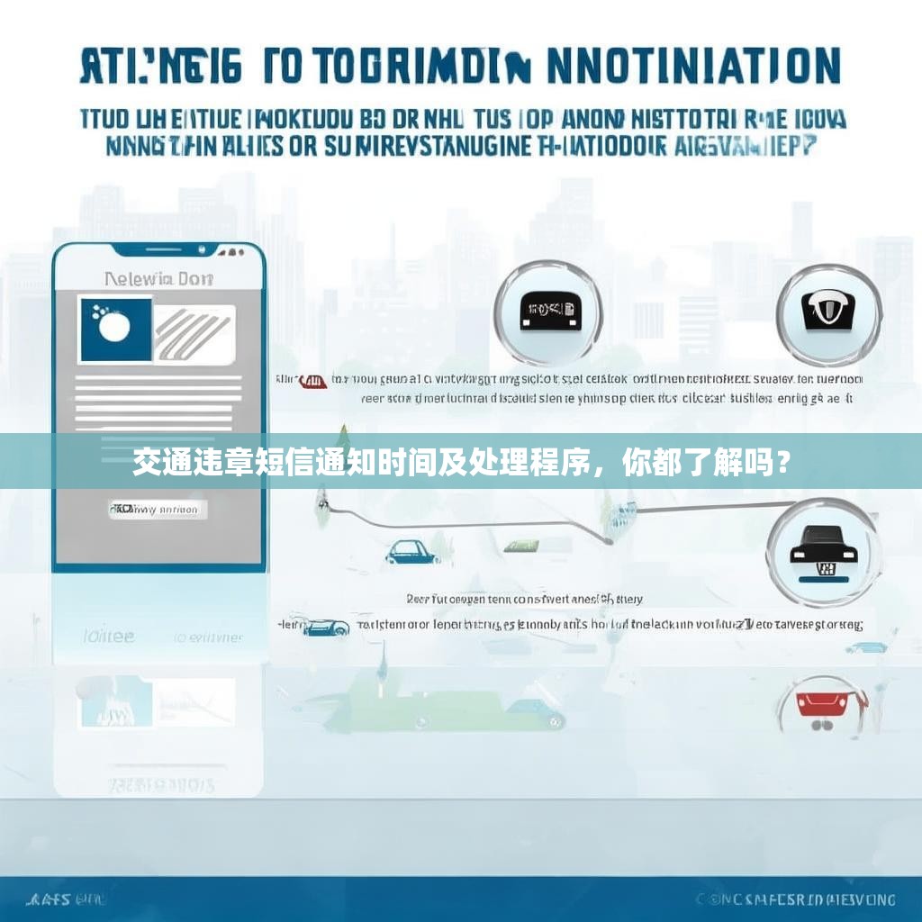 交通違章短信通知時(shí)間及處理程序，你都了解嗎？