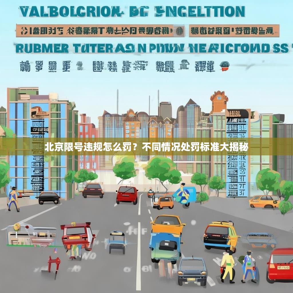 北京限號(hào)違規(guī)怎么罰？不同情況處罰標(biāo)準(zhǔn)大揭秘