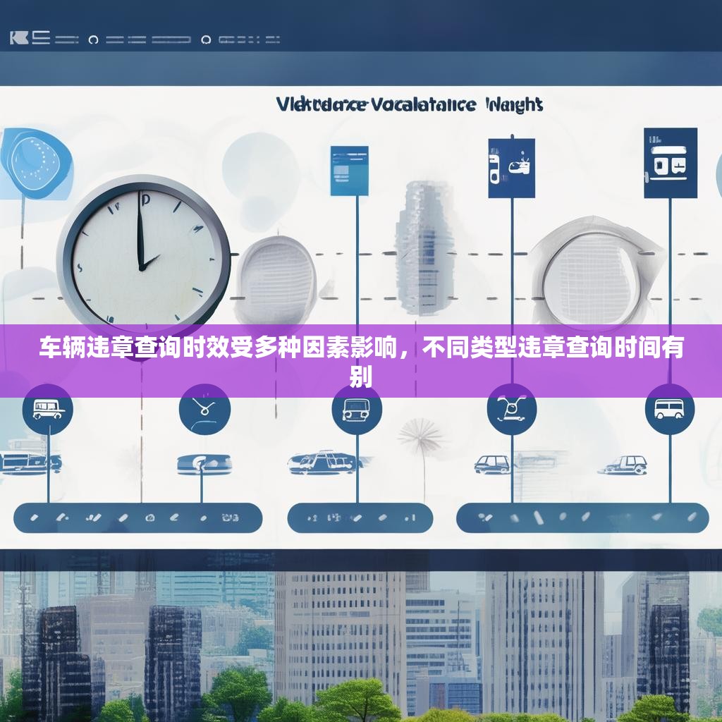 車(chē)輛違章查詢(xún)時(shí)效受多種因素影響，不同類(lèi)型違章查詢(xún)時(shí)間有別