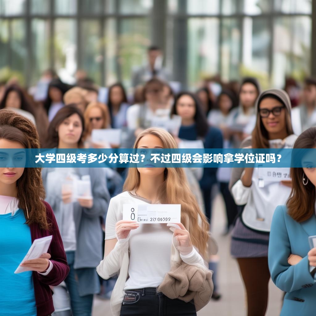 大學(xué)四級(jí)考多少分算過(guò)？不過(guò)四級(jí)會(huì)影響拿學(xué)位證嗎？