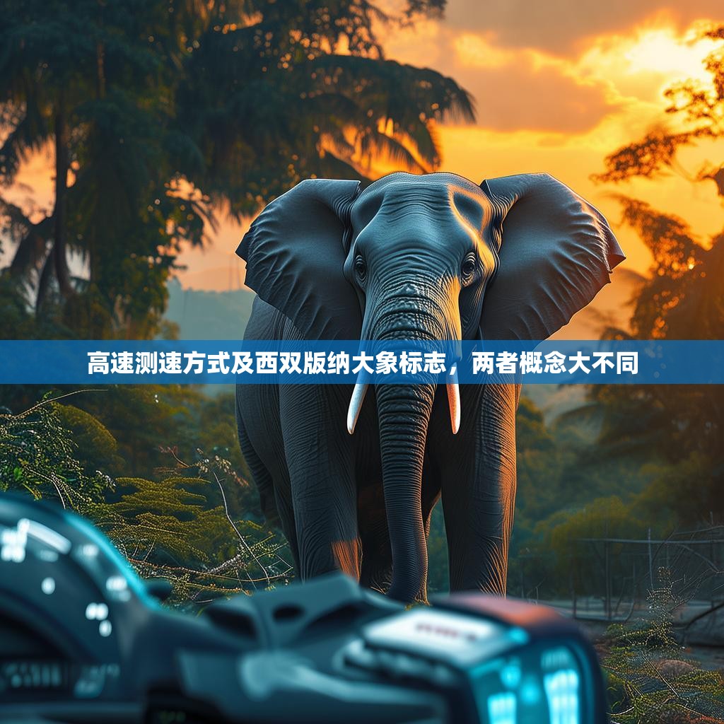 高速測速方式及西雙版納大象標志，兩者概念大不同