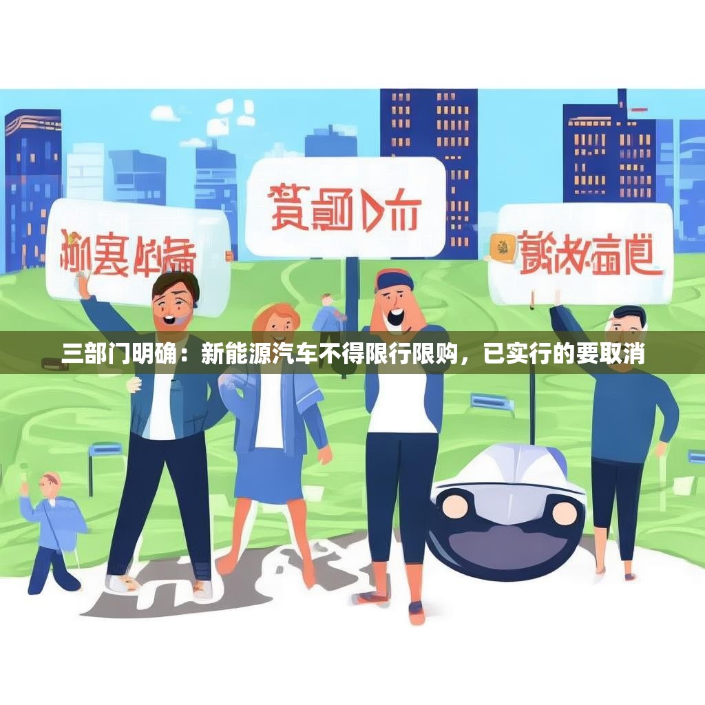 三部門明確：新能源汽車不得限行限購，已實行的要取消
