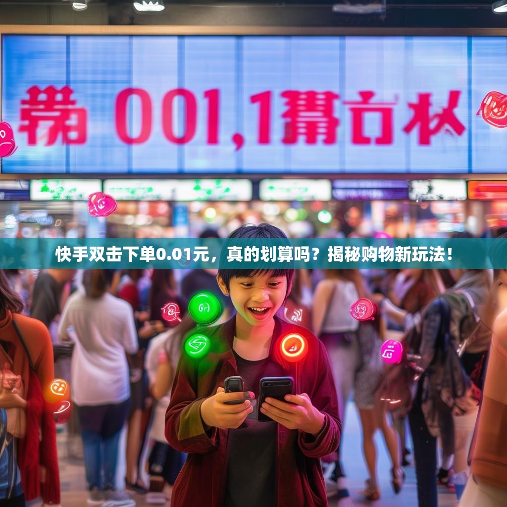 快手雙擊下單0.01元，真的劃算嗎？揭秘購物新玩法！
