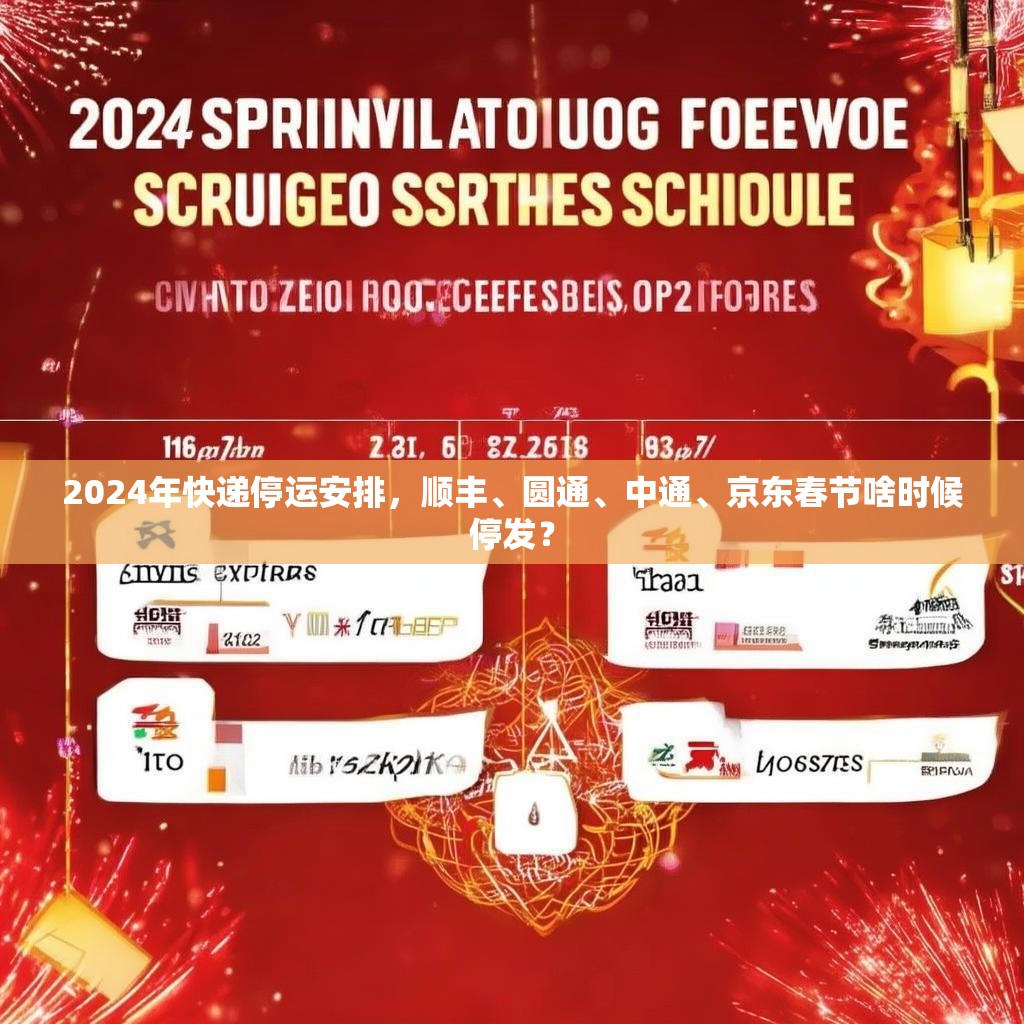 2024年快遞停運(yùn)安排，順豐、圓通、中通、京東春節(jié)啥時候停發(fā)？