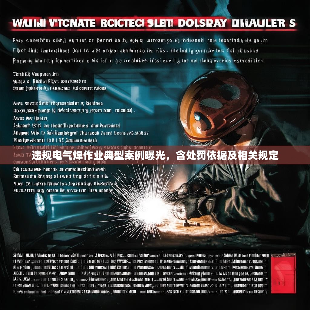 違規(guī)電氣焊作業(yè)典型案例曝光，含處罰依據(jù)及相關(guān)規(guī)定
