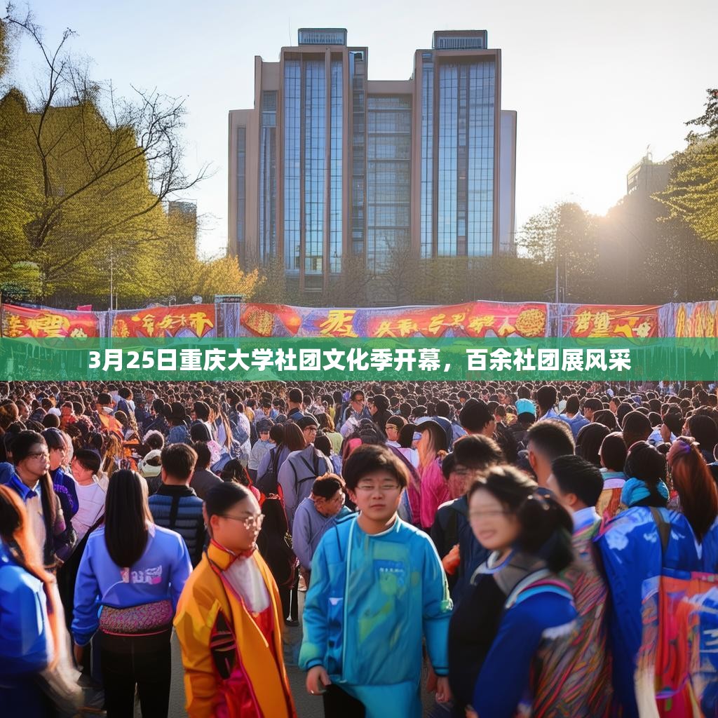 3月25日重慶大學(xué)社團(tuán)文化季開幕，百余社團(tuán)展風(fēng)采