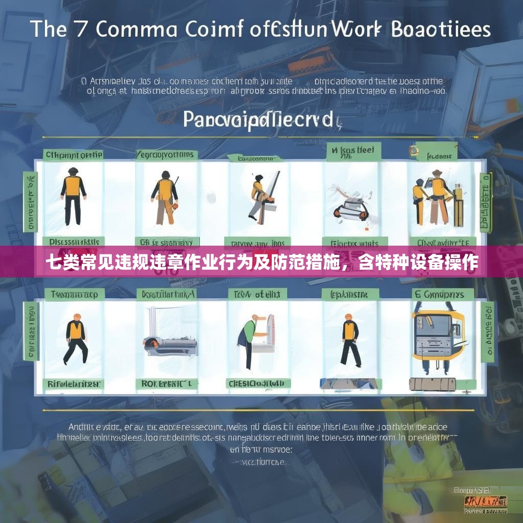 七類常見違規(guī)違章作業(yè)行為及防范措施，含特種設(shè)備操作