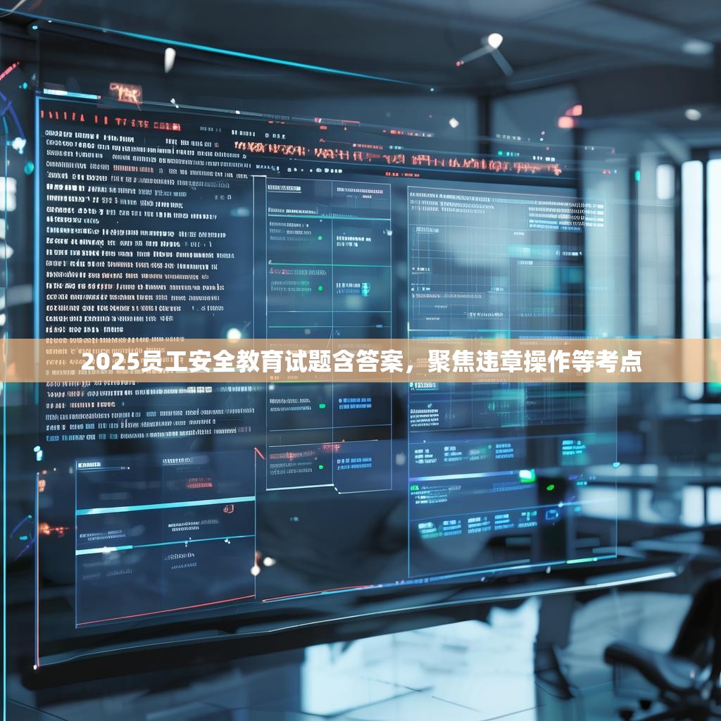 2025員工安全教育試題含答案，聚焦違章操作等考點(diǎn)