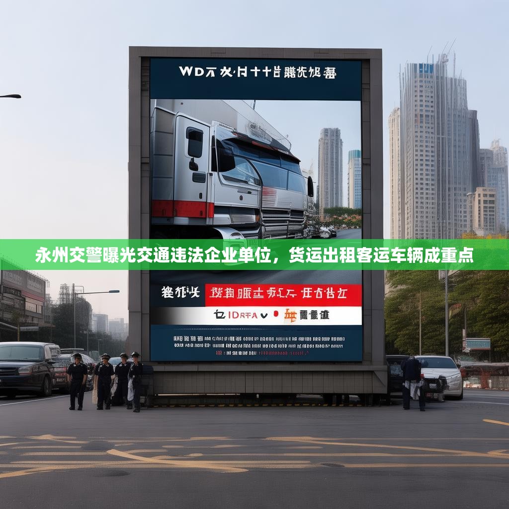 永州交警曝光交通違法企業(yè)單位，貨運出租客運車輛成重點