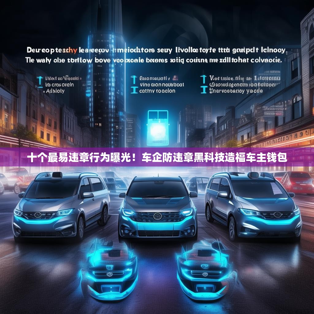 十個(gè)最易違章行為曝光！車企防違章黑科技造福車主錢包