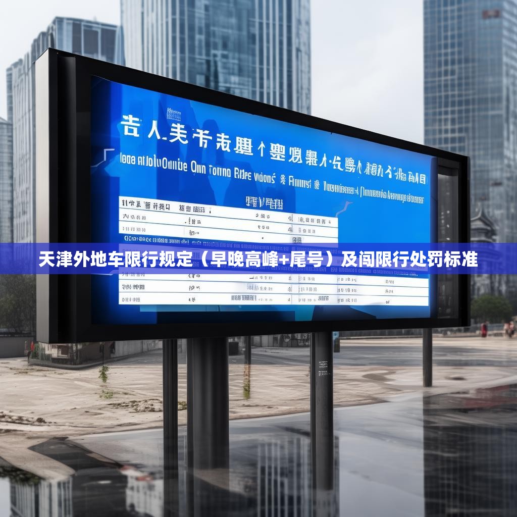天津外地車限行規(guī)定（早晚高峰+尾號(hào)）及闖限行處罰標(biāo)準(zhǔn)