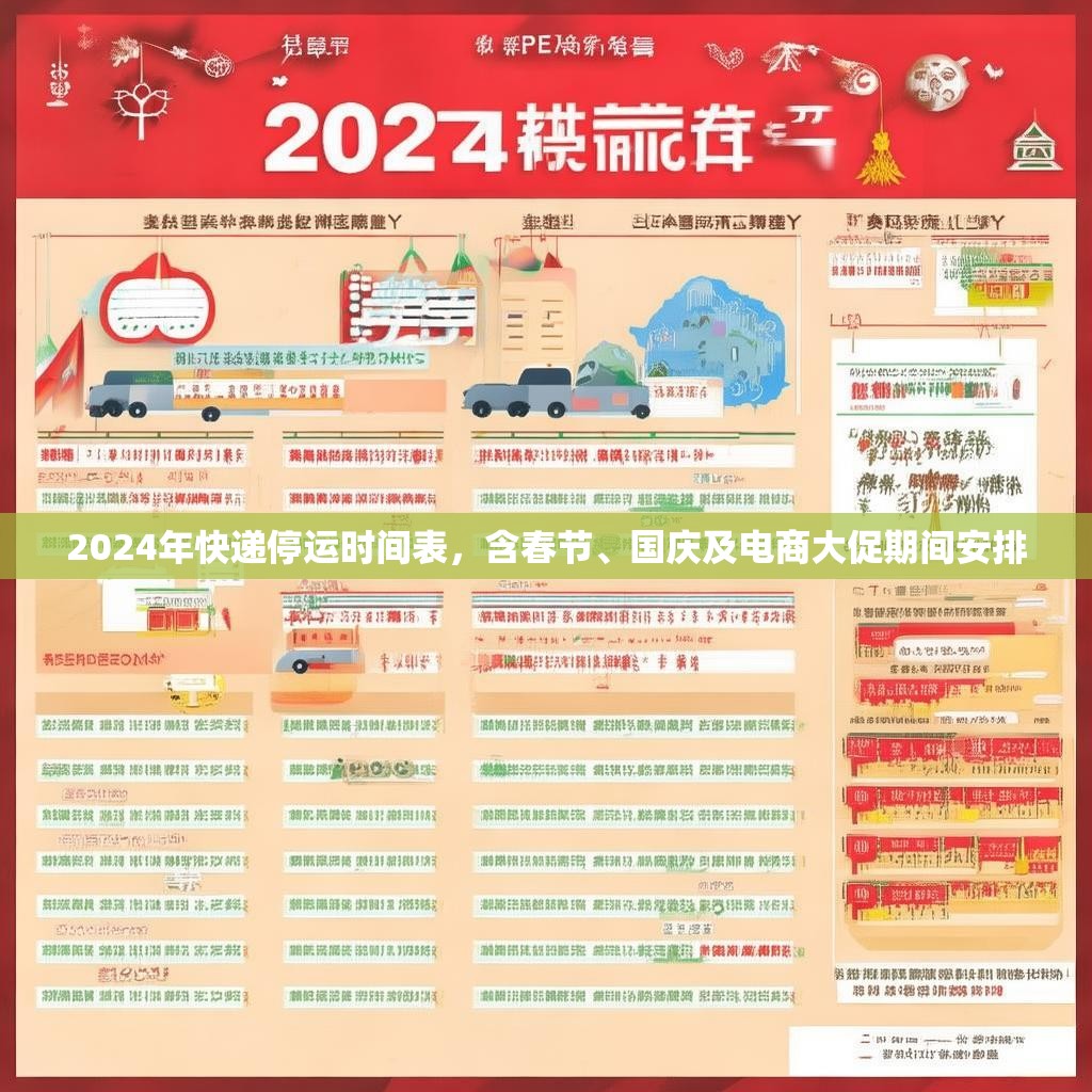 2024年快遞停運(yùn)時(shí)間表，含春節(jié)、國(guó)慶及電商大促期間安排