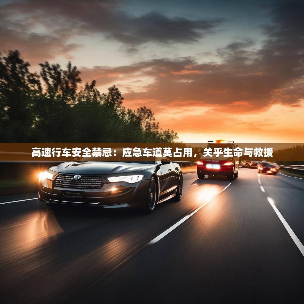 高速行車安全禁忌：應(yīng)急車道莫占用，關(guān)乎生命與救援