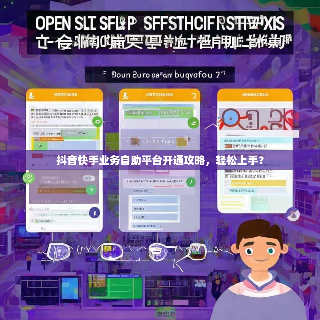 抖音快手業(yè)務自助平臺開通攻略，輕松上手？