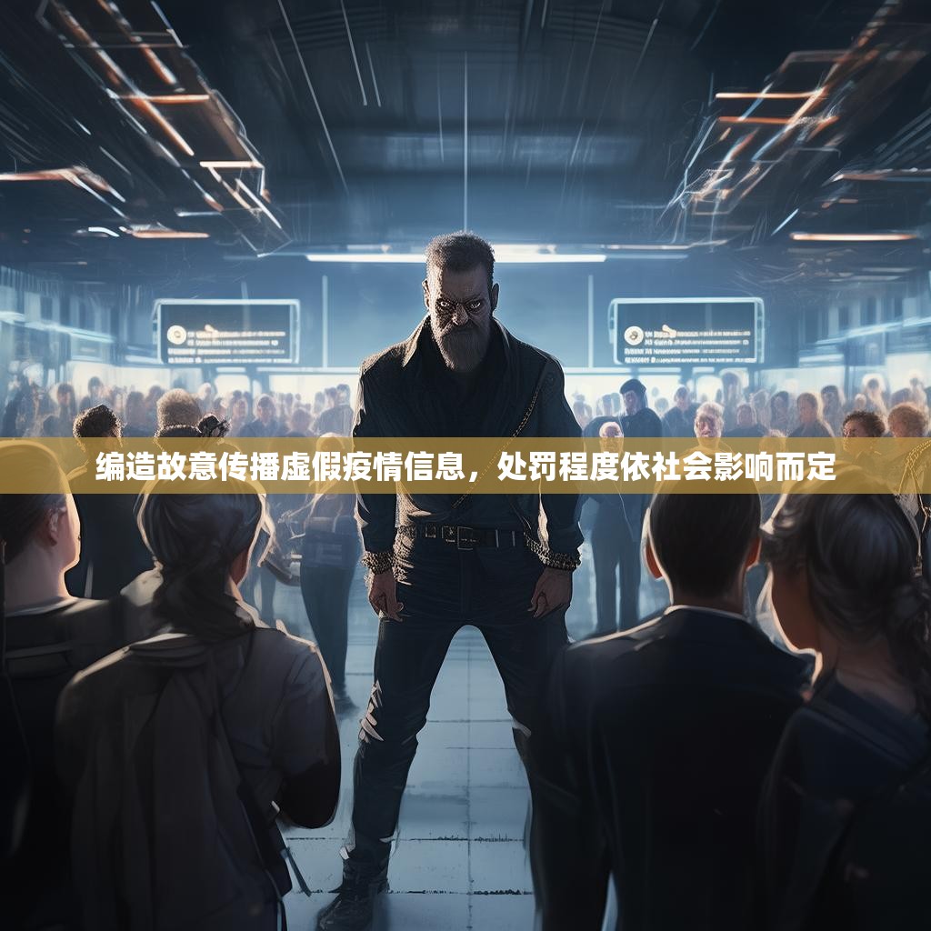 編造故意傳播虛假疫情信息，處罰程度依社會(huì)影響而定