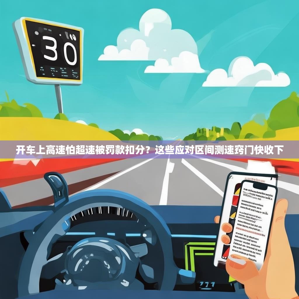 開車上高速怕超速被罰款扣分？這些應對區(qū)間測速竅門快收下