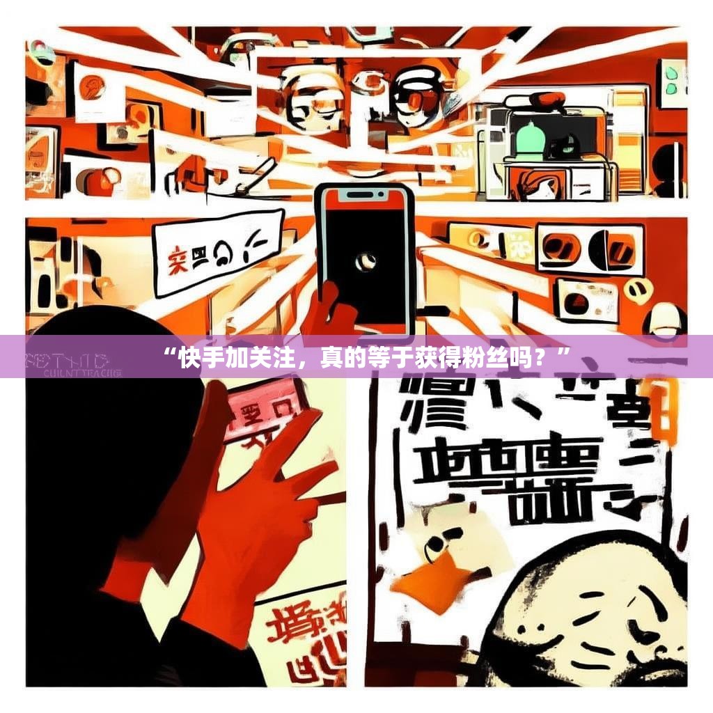 “快手加關(guān)注，真的等于獲得粉絲嗎？”