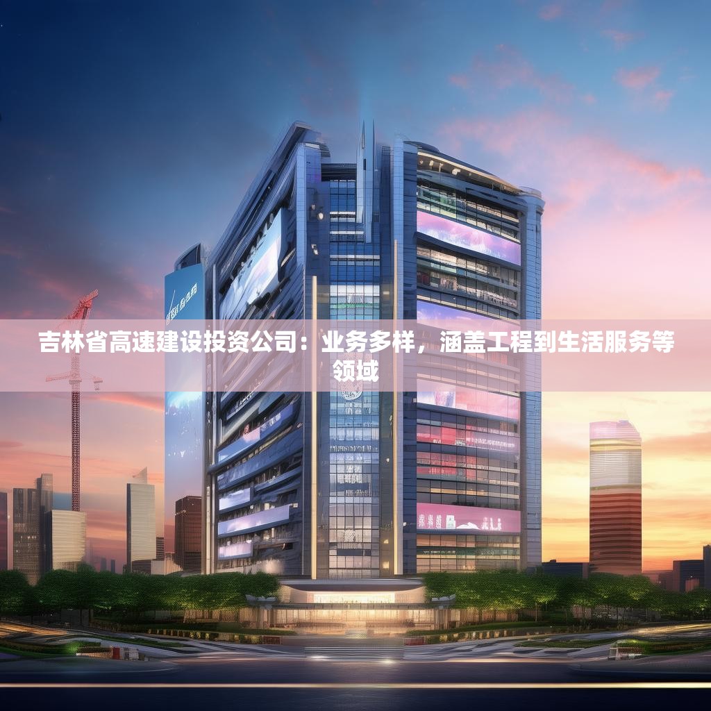 吉林省高速建設(shè)投資公司：業(yè)務(wù)多樣，涵蓋工程到生活服務(wù)等領(lǐng)域