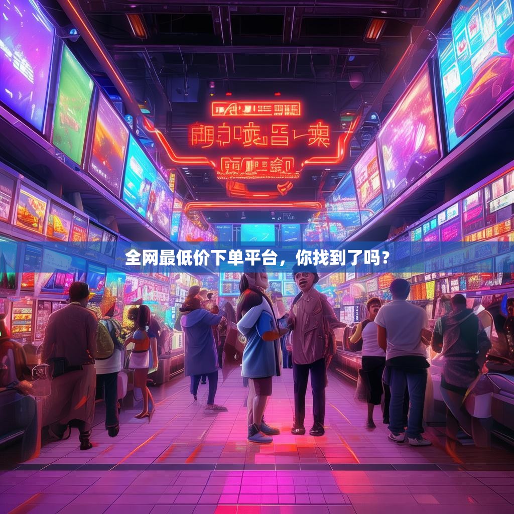 全網(wǎng)最低價下單平臺，你找到了嗎？