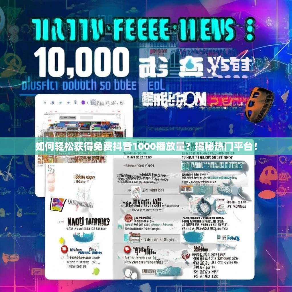 如何輕松獲得免費抖音1000播放量？揭秘?zé)衢T平臺！