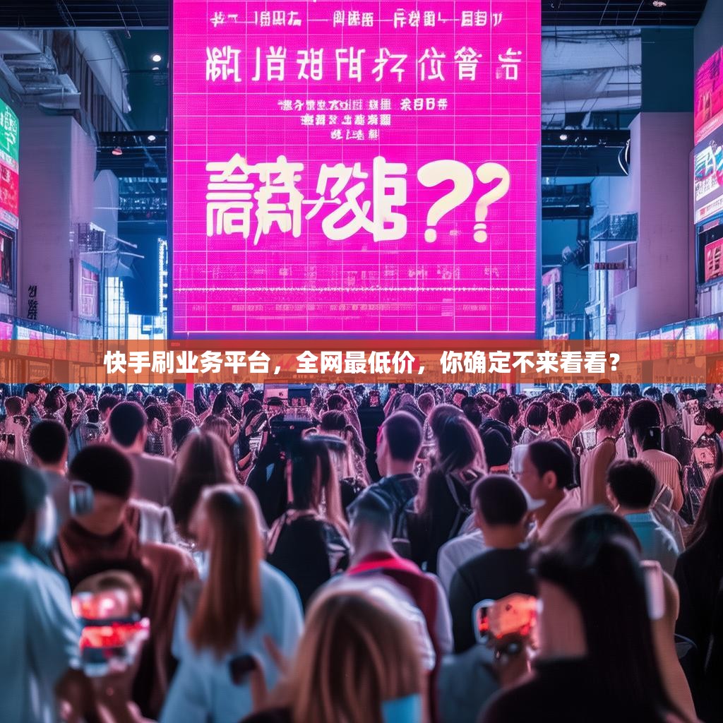 快手刷業(yè)務(wù)平臺，全網(wǎng)最低價，你確定不來看看？