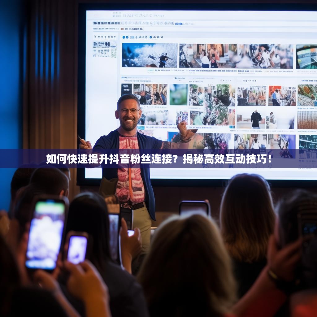 如何快速提升抖音粉絲連接？揭秘高效互動(dòng)技巧！