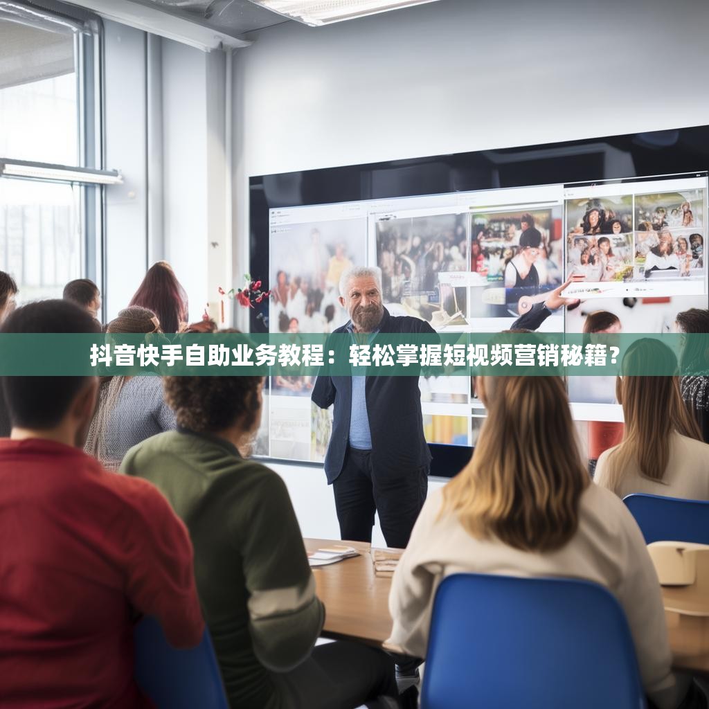 抖音快手自助業(yè)務教程：輕松掌握短視頻營銷秘籍？