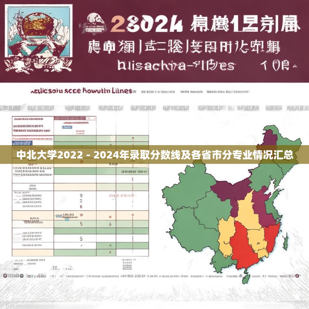 中北大學(xué)2022 - 2024年錄取分數(shù)線及各省市分專業(yè)情況匯總