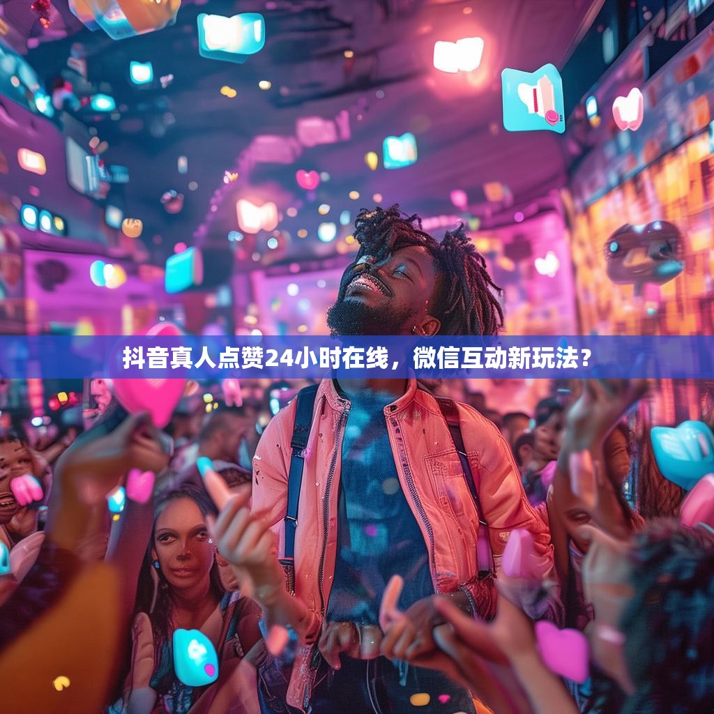 抖音真人點贊24小時在線，微信互動新玩法？