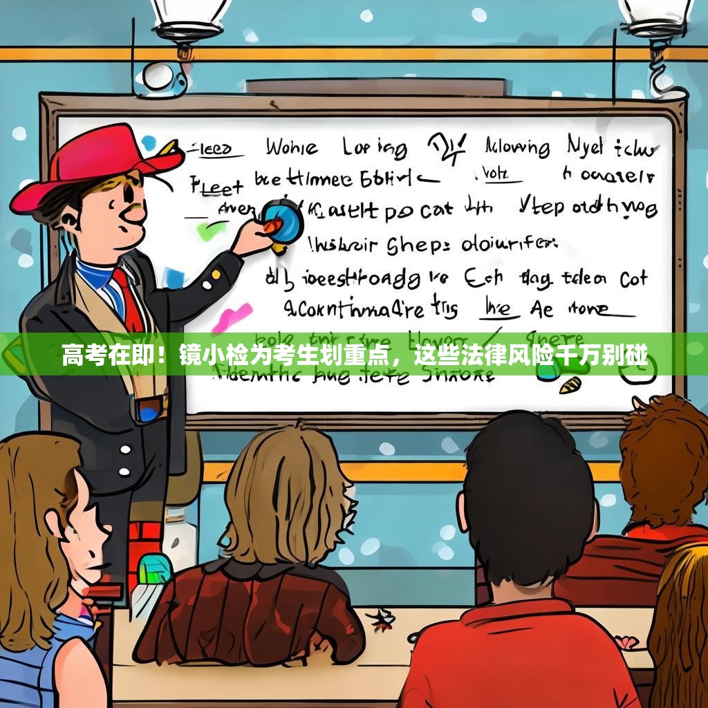 高考在即！鏡小檢為考生劃重點(diǎn)，這些法律風(fēng)險千萬別碰