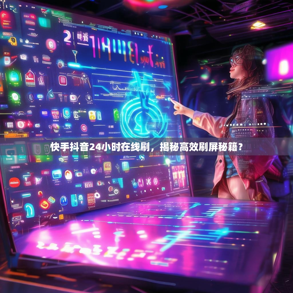 快手抖音24小時(shí)在線刷，揭秘高效刷屏秘籍？