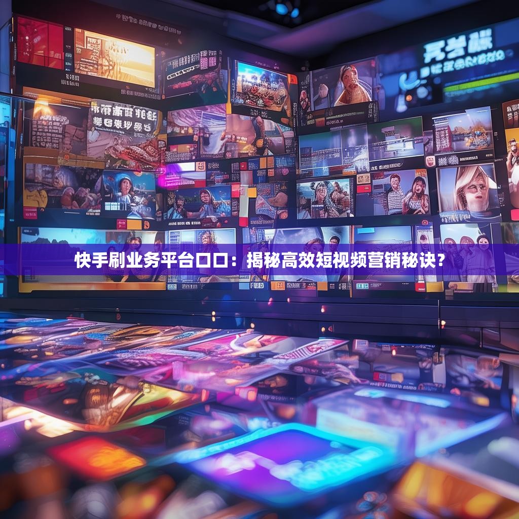 快手刷業(yè)務(wù)平臺(tái)口口：揭秘高效短視頻營(yíng)銷秘訣？