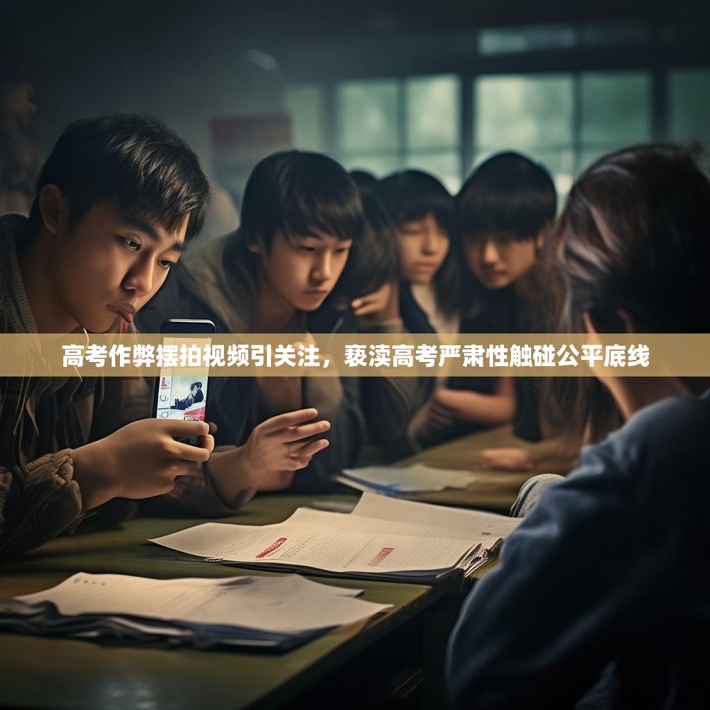 高考作弊擺拍視頻引關(guān)注，褻瀆高考嚴(yán)肅性觸碰公平底線