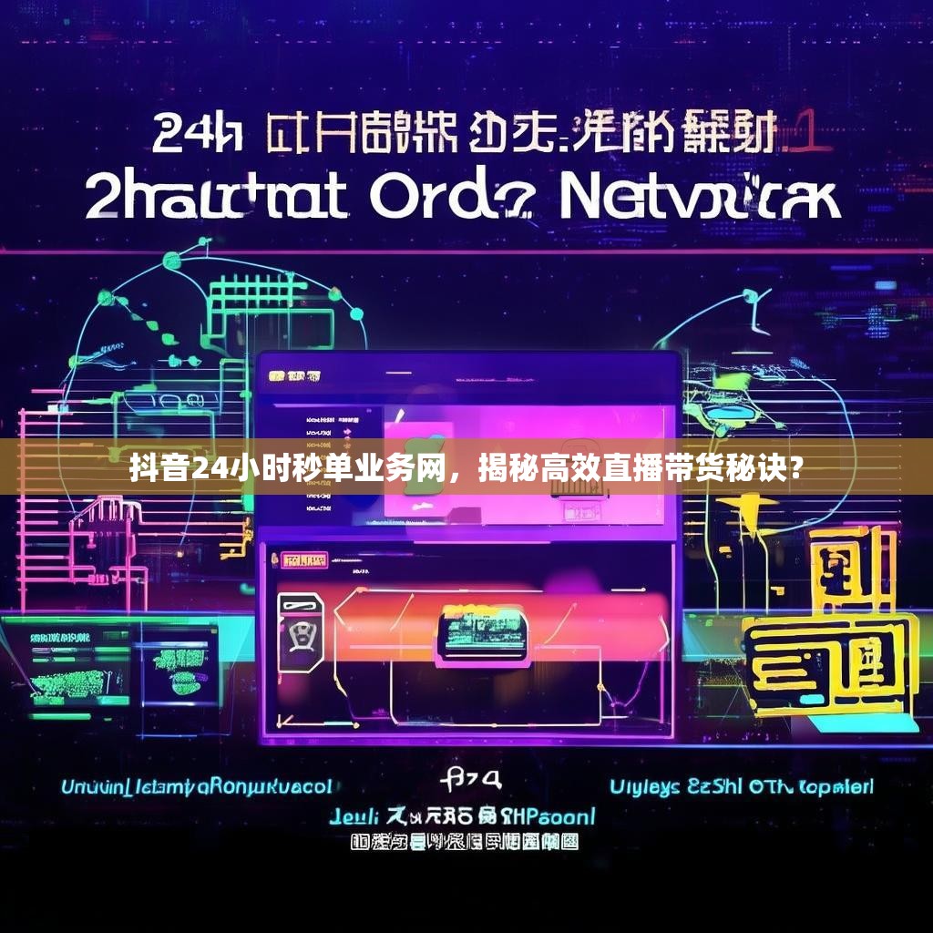 抖音24小時(shí)秒單業(yè)務(wù)網(wǎng)，揭秘高效直播帶貨秘訣？