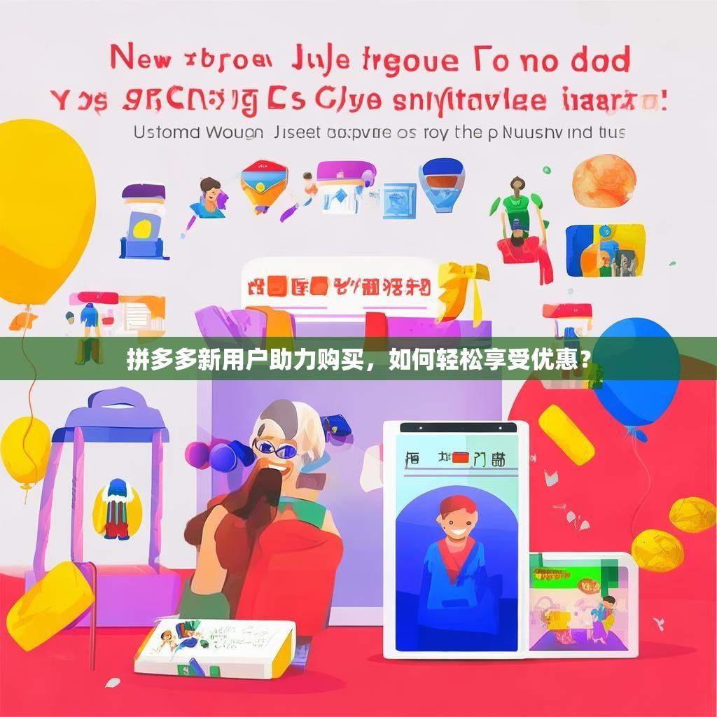 拼多多新用戶助力購買，如何輕松享受優(yōu)惠？