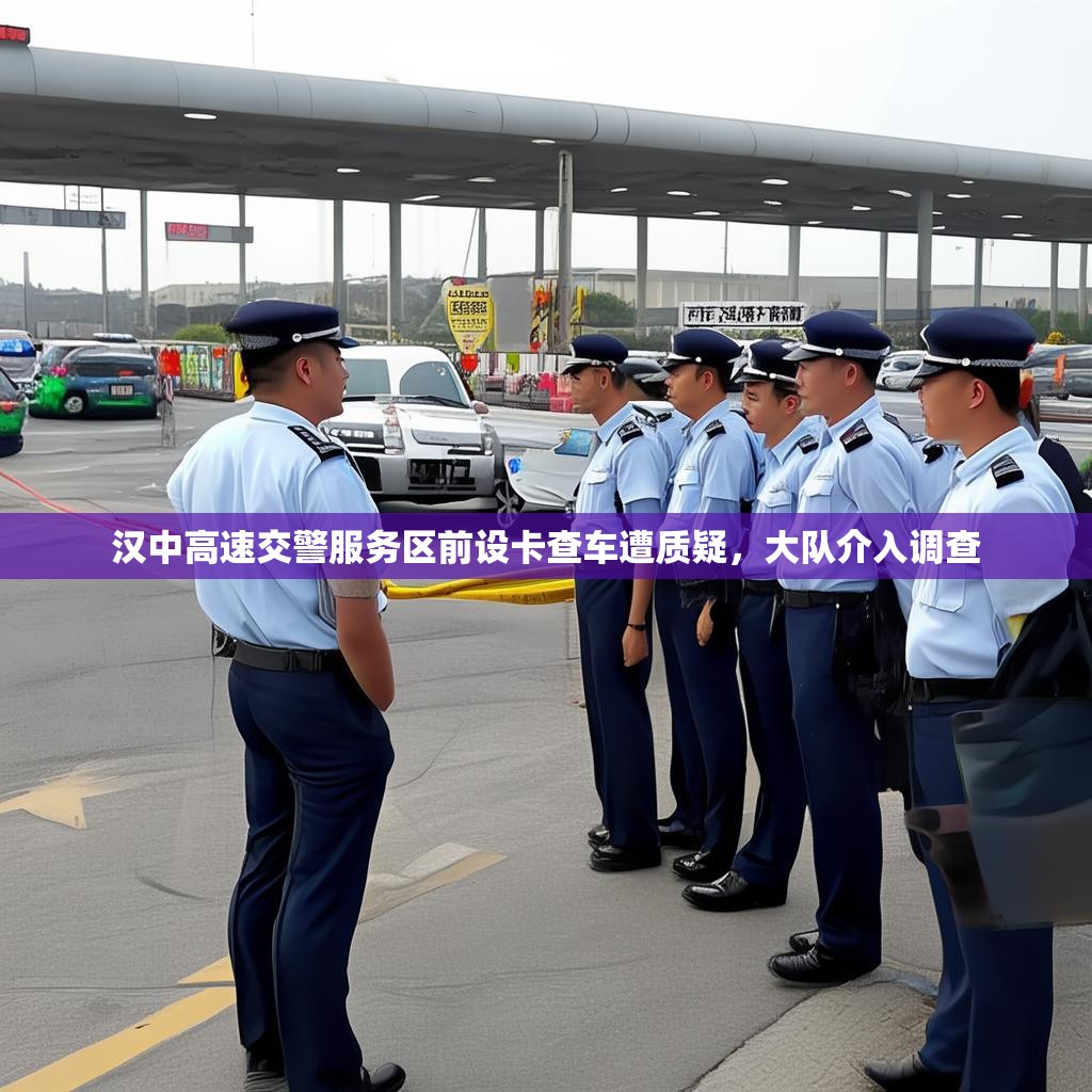 漢中高速交警服務(wù)區(qū)前設(shè)卡查車遭質(zhì)疑，大隊(duì)介入調(diào)查