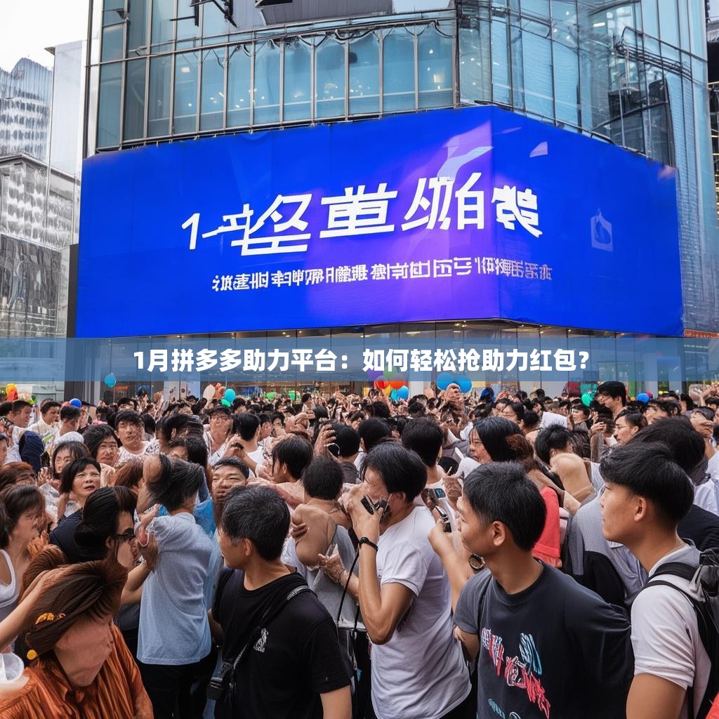 1月拼多多助力平臺：如何輕松搶助力紅包？