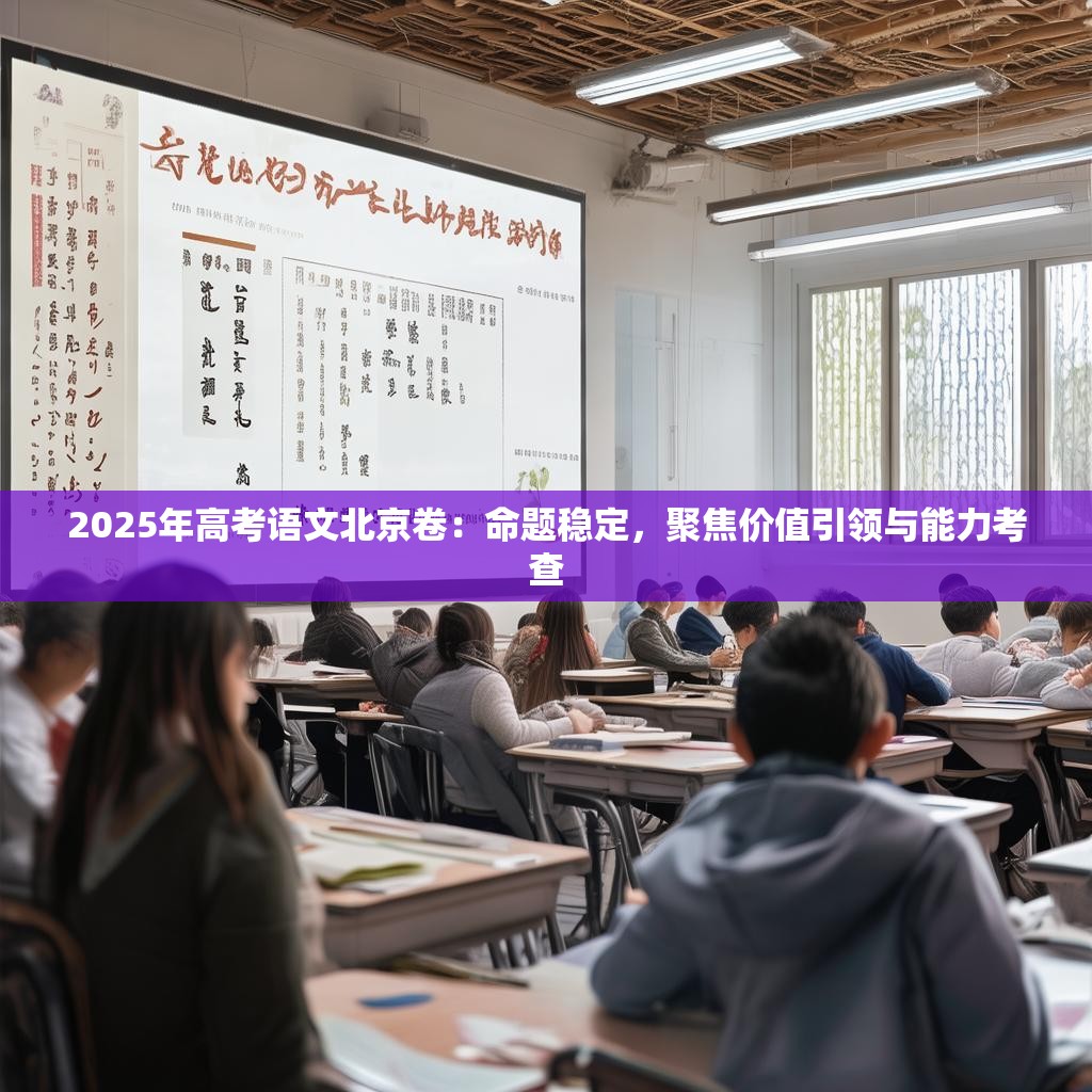 2025年高考語文北京卷：命題穩(wěn)定，聚焦價(jià)值引領(lǐng)與能力考查