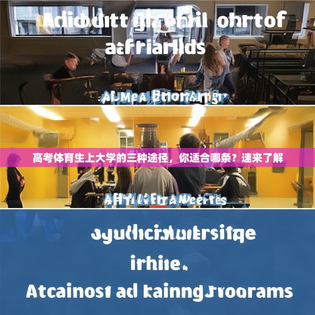 高考體育生上大學(xué)的三種途徑，你適合哪條？速來了解