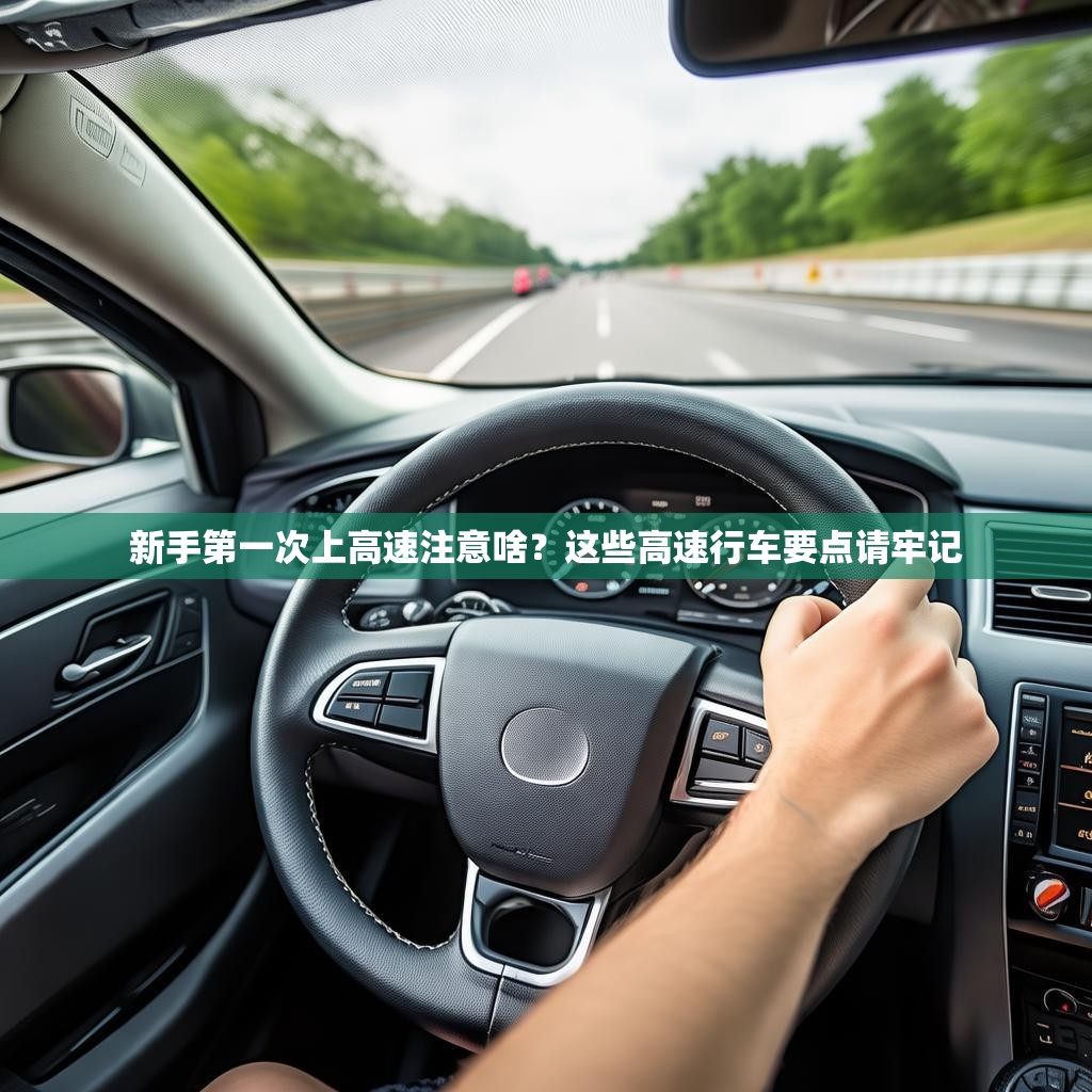 新手第一次上高速注意啥？這些高速行車要點(diǎn)請(qǐng)牢記