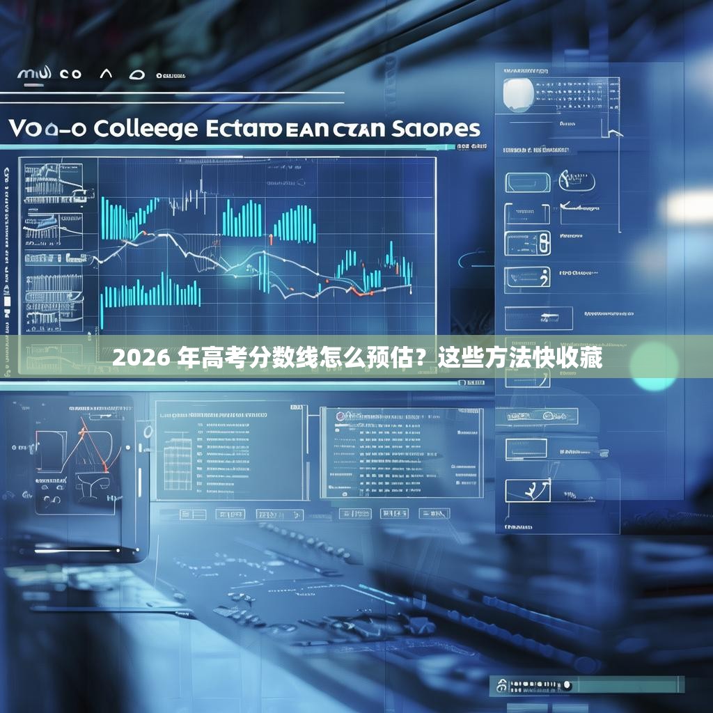 2026 年高考分數(shù)線怎么預估？這些方法快收藏