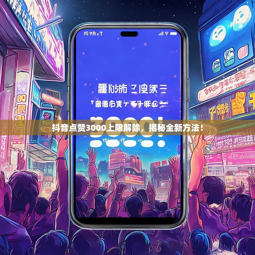 抖音點贊3000上限解除，揭秘全新方法！