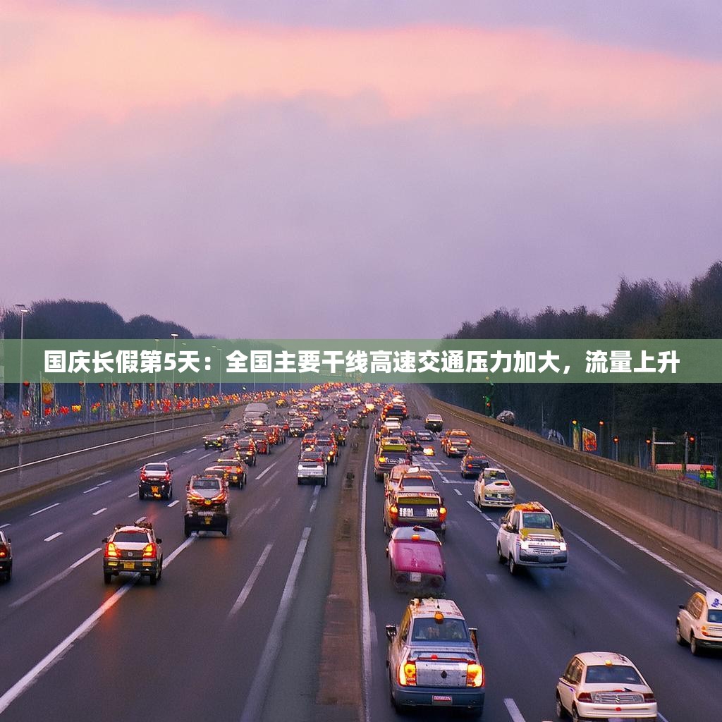 國慶長假第5天：全國主要干線高速交通壓力加大，流量上升