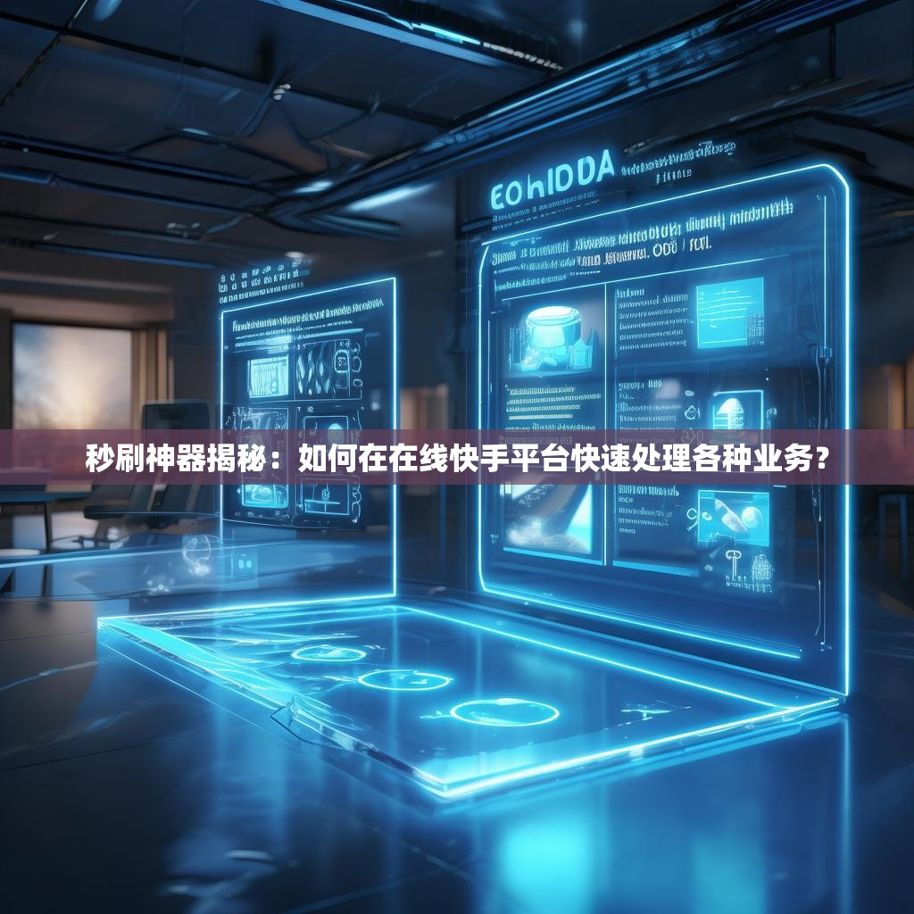 秒刷神器揭秘：如何在在線快手平臺(tái)快速處理各種業(yè)務(wù)？