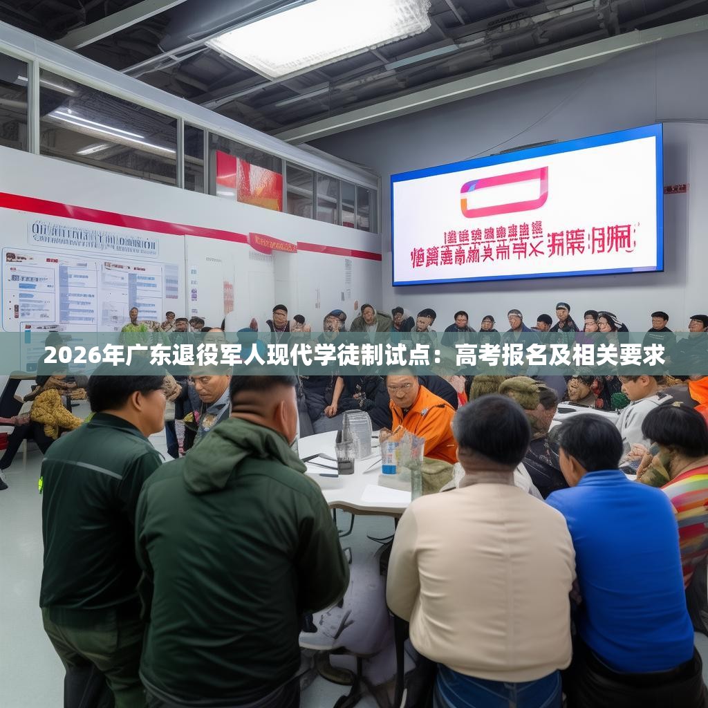2026年廣東退役軍人現(xiàn)代學(xué)徒制試點(diǎn)：高考報(bào)名及相關(guān)要求