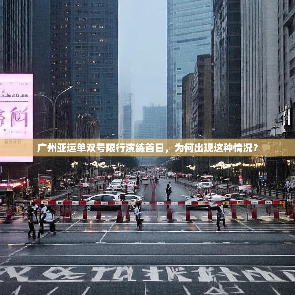 廣州亞運單雙號限行演練首日，為何出現(xiàn)這種情況？
