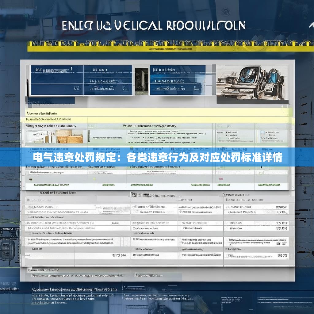 電氣違章處罰規(guī)定：各類違章行為及對應(yīng)處罰標(biāo)準(zhǔn)詳情
