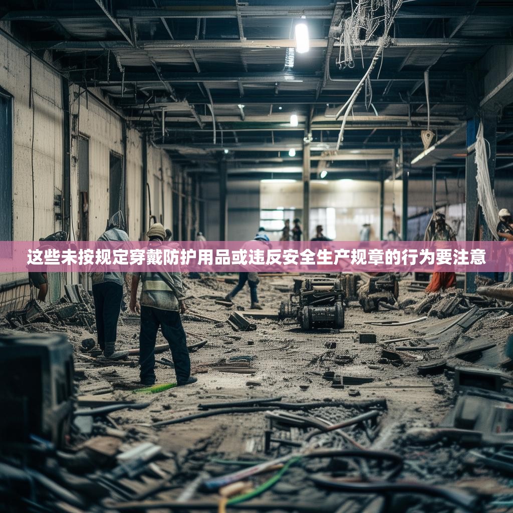 這些未按規(guī)定穿戴防護用品或違反安全生產(chǎn)規(guī)章的行為要注意