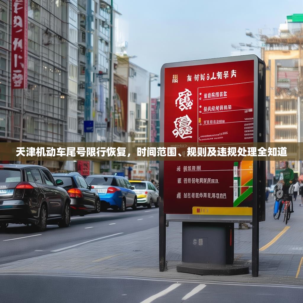 天津機動車尾號限行恢復，時間范圍、規(guī)則及違規(guī)處理全知道